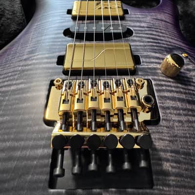 PRS Limited Edition Herman Li Signature Chleo 2025 - Charcoal Purple Burst image 1
