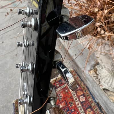 Vintage 1980’s Washburn SB-5 “Raven” 6 String Electric Guitar~MIJ~ Fresh Pro Setup image 9