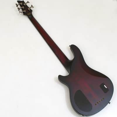 Schecter Hellraiser Extreme-5 Electric Bass Crimson Red Burst Satin B-Stock 1027 image 5