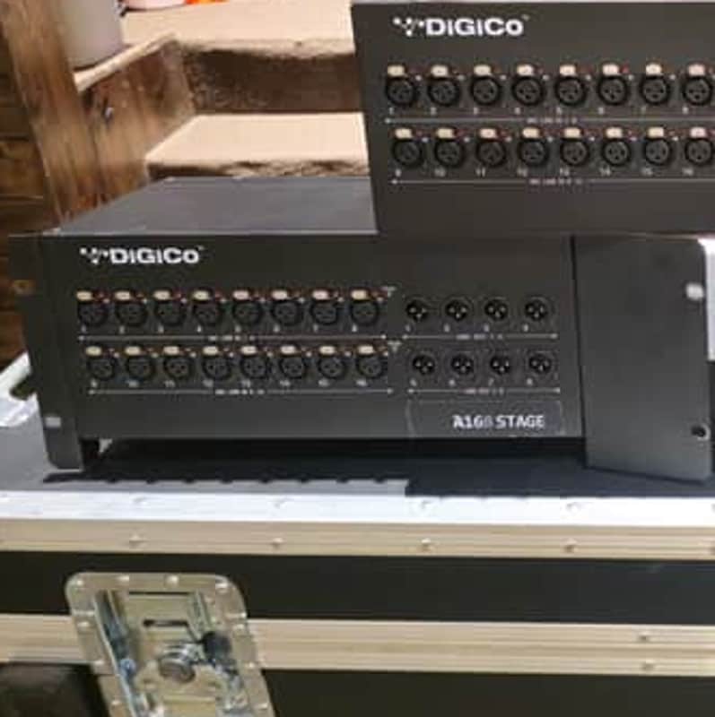 Digico A168 16-in 8-out Stage Box With Rack Ears image 1