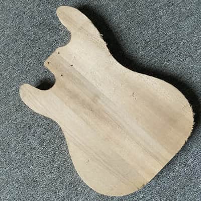 Solid Basswood 4 String Precision P Bass Style Body image 6