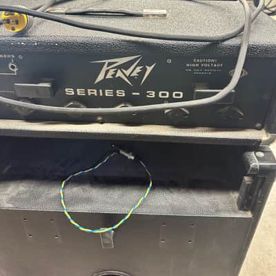 Peavey Musician Series 300 210-Watt Guitar / Bass Head 1970s - Black image 2