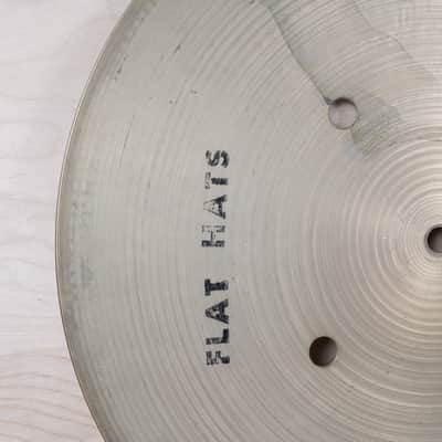 Zildjian 14" Flat Hats Hi Hat Cymbal Pair Vintage 1970s image 19