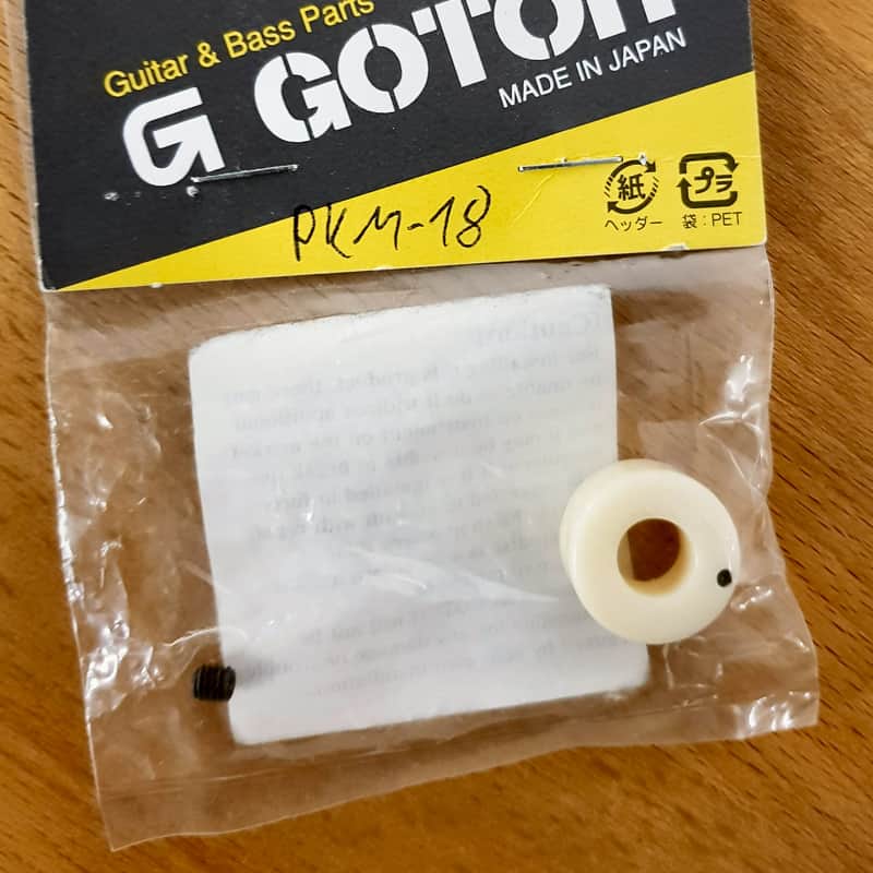 2020’s Gotoh Guitar Control Knob White