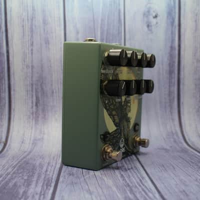 Walrus Audio Lore Reverse Soundscape Generator Delay Reverb Muted Green / Dark Green Fairy image 2