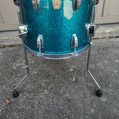 Ludwig 15"(Diameter)x12"(Depth) Converted Floor Tom 1980's/90's image 1