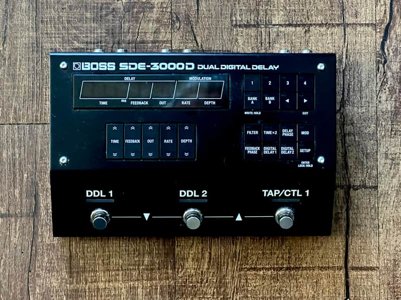 Boss SDE-3000D Dual Digital Delay 2023 - Present Black image 1