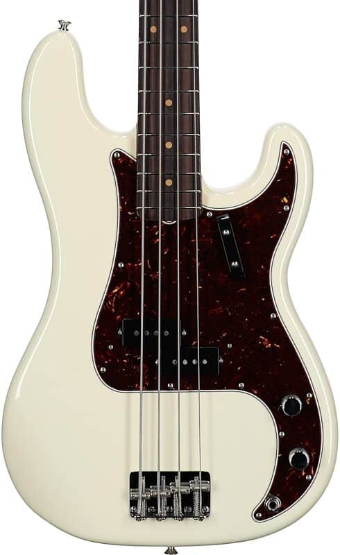 Fender American Vintage II 1960 Precision Electric Bass, Rosewood Fingerboard, Olympic White TGF33 image 1