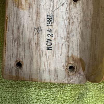 1982 Music Man Stingray Bass - Natural-OHSC image 20