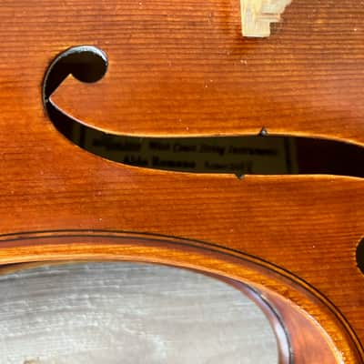 4/4 Violin West Coast String Instruments "Aldo Romano" - Professionally Set Up image 5