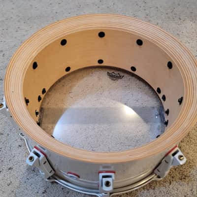 Pearl Reference Redline 14x6.5 20-Ply Limited Edition White Snare Drum - Ultra Rare 2008 image 5