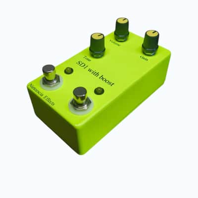 Nietoescia Effects SD1 with boost 2023 - phosphorescent yellow image 1