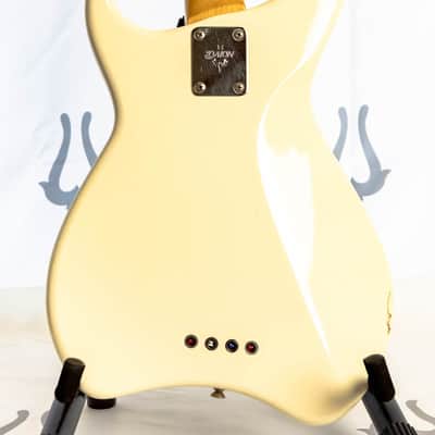 Daion Savage White Electric Bass w/ Original Daion Branded Hardshell Case image 8
