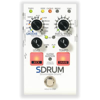 DigiTech SDRUM Strummable Drums Guitar Effects Pedal image 2