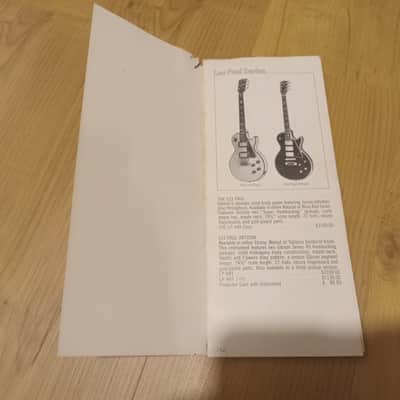 Vintage 1979 Gibson Full-Line Price List! Rare, Original Case Candy, Paperwork! image 2