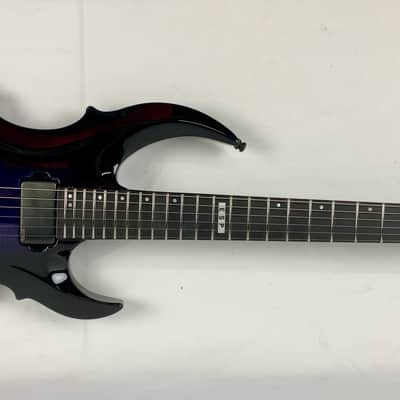 ESP E-II FRX FM Reindeer Blue RDB Electric Guitar B-Stock + Hardshell Case MIJ image 12