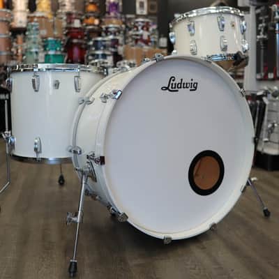Pre-Owned Custom 90s Ludwig Maple 3-Piece Shell Pack 14/18/26 w/ Re-Rings & Custom Bearing Edges image 5