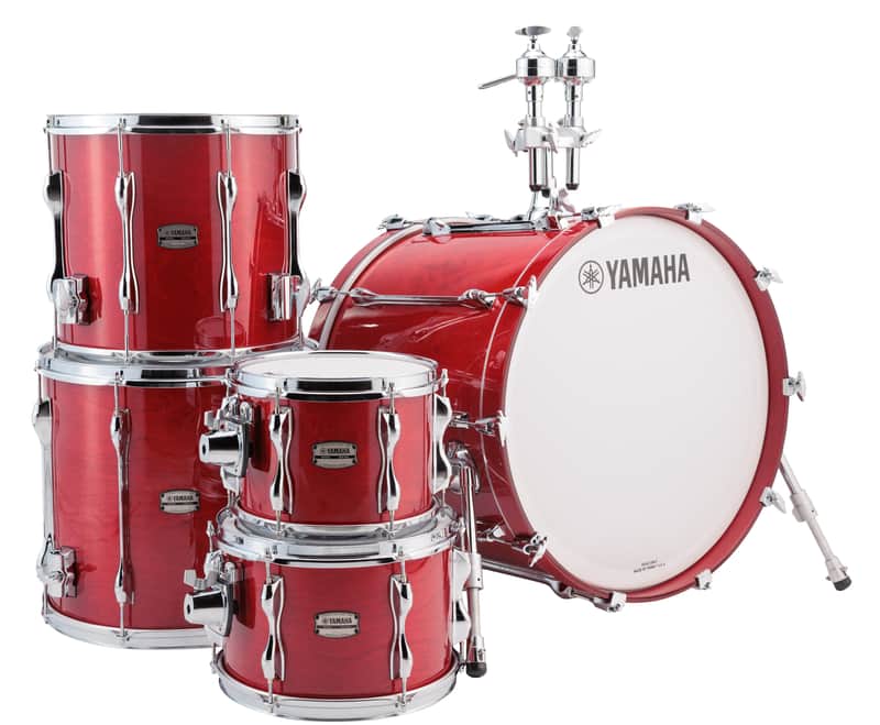 Yamaha Recording Custom 5pc Drum Shell Set - Red Autumn - In Stock imagen 1