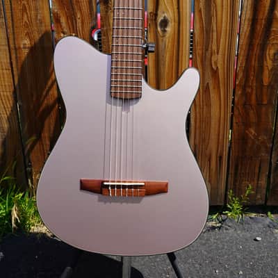IBANEZ FRH10N RGF Rose Metallic Gold Flat 6-String Classical Electric Guitar image 5