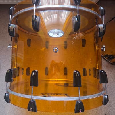 Pearl CRB525FP/C732 Crystal Beat 10 / 12 / 14 / 16 / 22" 5pc Shell Pack 2014 - 2020 - Tangerine Glass image 3