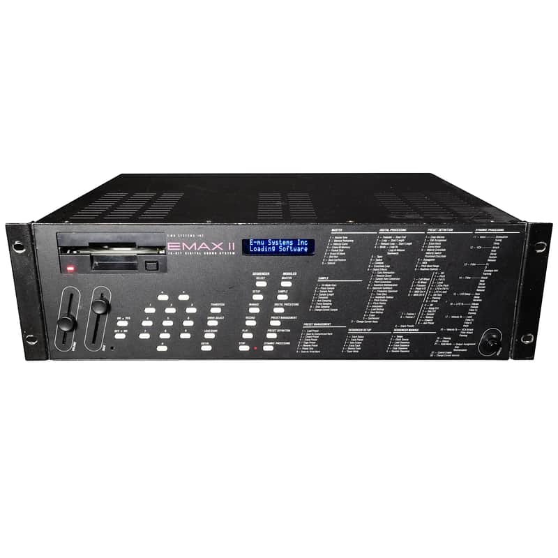 E-MU Systems Emax II Rackmount 16-Voice Sampler Workstation image 1