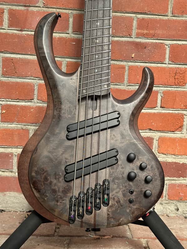 Ibanez BTB805MS-TGF Bass Workshop 2022 - Present - Transparent Gray Flat image 1