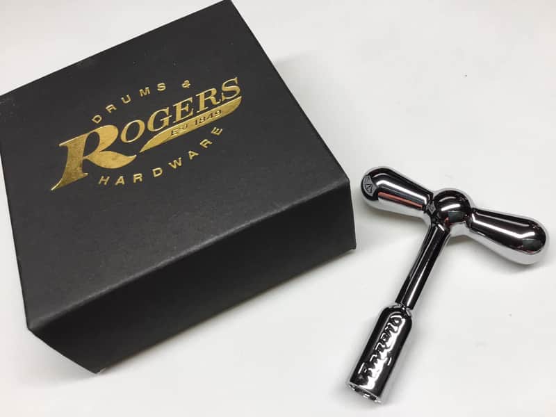 Rogers Rogers Bowtie Magnetic Drum Key With Display Box - Chrome image 1
