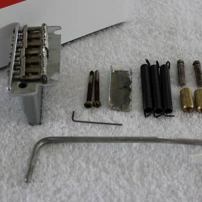 Fender American Standard USA Aged/Relic Modern 2-point Chrome Stratocaster Tremolo Bridge Assembly 007-5091-049 image 2