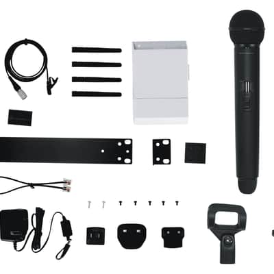 Audio Technica ATW-1423/L Wireless Microphone System Receiver+Handheld+Lav Mics image 9