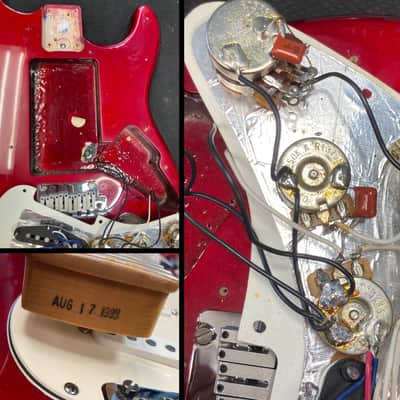 Fender American Standard Stratocaster Candy Apple Red 1995 w/OHSC image 17