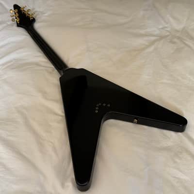 Vintage 2006 Epiphone '58 Flying V - Ebony - Made in Korea (MIK) - Free Pro Setup image 14