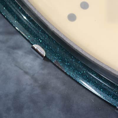 Natal Cafe Racer Poplar Green Sparkle Ex Puddle of Mudd 6 Piece Drum Kit + Hardware image 18