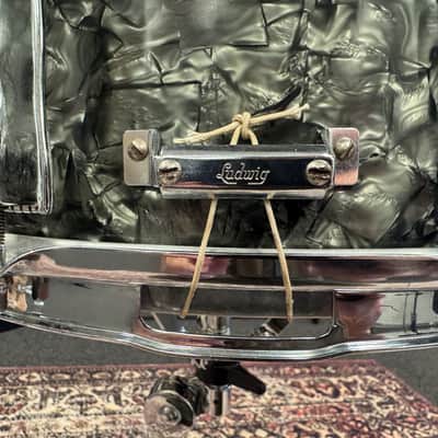 14" x 5" Ludwig (1964) Jazz Festival in Black Diamond Pearl image 6