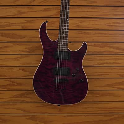 Peavey Predator Plus EXP Electric Guitar, Purple image 3