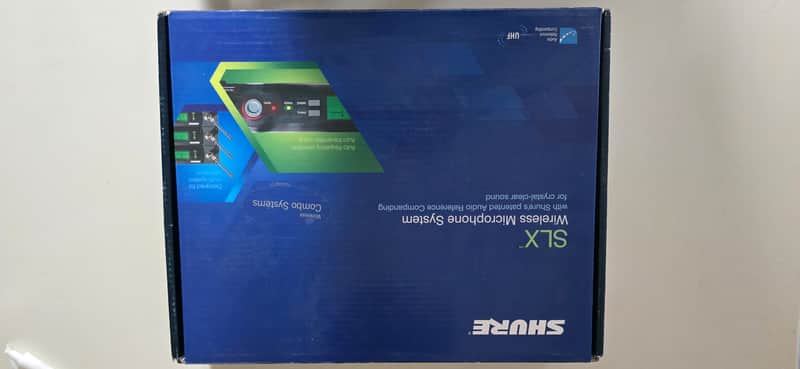 Shure SLX124/85/SM58 Wireless Combo Mic System - Frequency J3: 572 to 596 MHz image 1