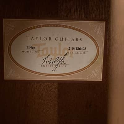 Taylor 114ce with ES2 electronics, 2016 image 14