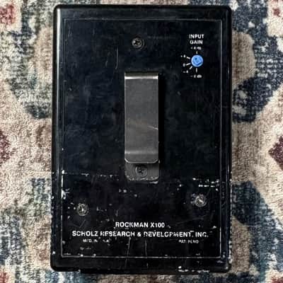 1980s SR&D Rockman X100 By Tom Scholz Vintage Guitar Headphone Amplifier image 6