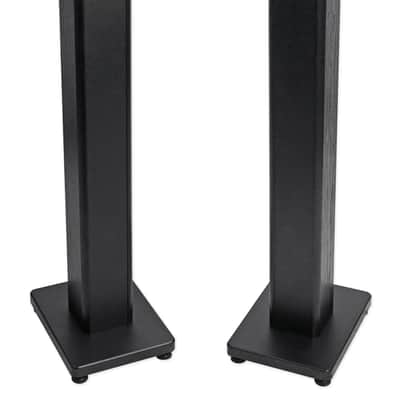 (2) Rockville 28" Studio Monitor Speaker Stands For ADAM Audio T7V Monitors image 2