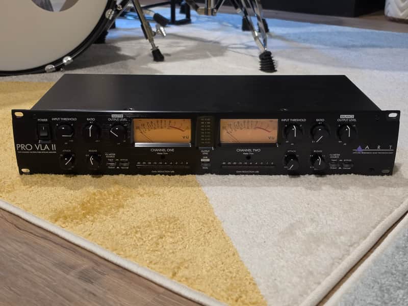 ART Pro VLA II 2-Channel Vactrol Compressor 2009 - Present - Black