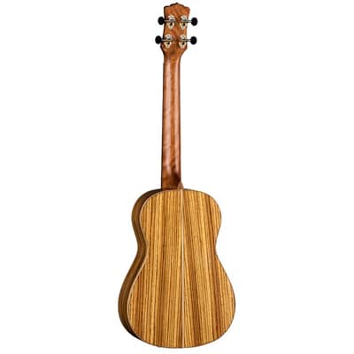 Luna High Tide Baritone Zebrawood Ukulele w/gig bag image 5