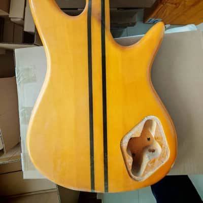 Left Handed 4 String Bass, Basswood Body, Maple Neck Through image 4