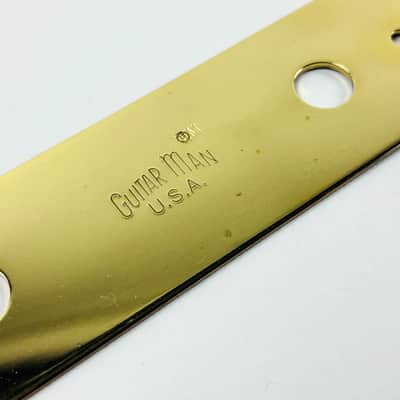 Guitar Man U.S.A. Brass Telecaster Control Plate. 70s/80s image 2