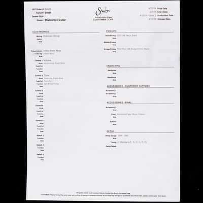 Suhr Custom Classic Strat Red Web Finish image 15