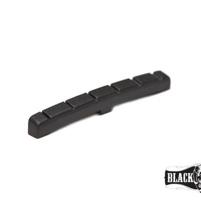Graph Tech Black Tusq XL PT-5012-00 Slotted Fender Style Nut - 12" Radius