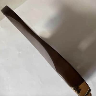 Brown HH Double Cutaway Solid Mahogany Wood Body image 4