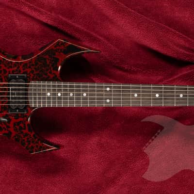 B.C. Rich Stranger Things Limited Edition Eddie's NJ Warlock USA Custom Shop Red Crackle #1 of 100 image 2