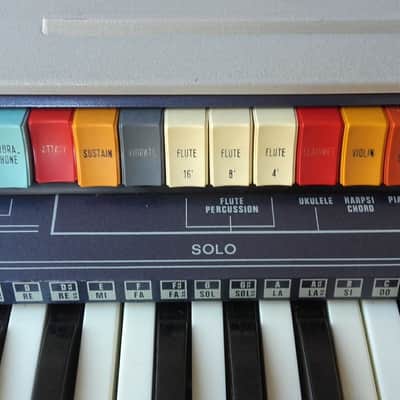 Welson Gipsy Star 1970's Organ keyboard Vintage Retro (like some Hammond or Vox organs) image 3