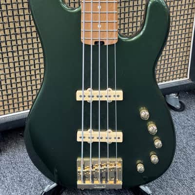 Charvel Pro-Mod San Dimas Bass JJ V 5 String 2021 - Lambo Green Metallic image 1