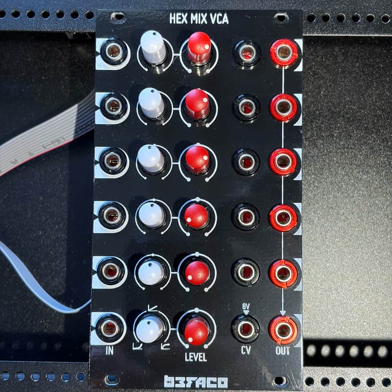 Befaco Hexmix VCA Eurorack module - Black image 1