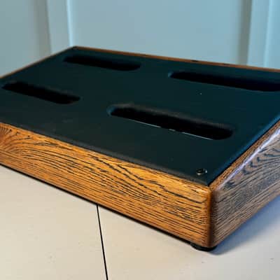 Nell Audio Prewired Hardwood Pedalboard - 9.5 x 16” - 9V Power + In / Out Jacks 2026 - Natural / Black image 10